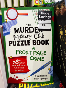 The Murder Mystery Club Puzzle Book A Front Page Crime by Gareth Moore and Laura Ayres