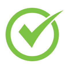 Verified Green Checkmark Icon PNG Minimal Vector for Correct and Completed Tasks