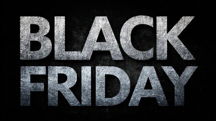 Bold editable Black Friday text effect for promotional product design