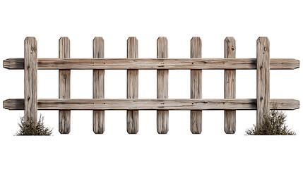 PNG Wooden fences in various colors, element set on transparent background