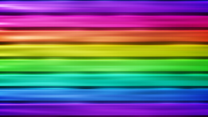 bunter Hintergrund, regenbogenfarbene glänzende Metallstreifen