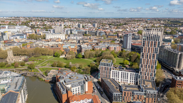 A cityscape of Bristol, England