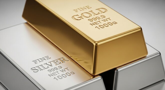 Shiny gold bar with engraved purity mark 999.9, symbolizing wealth, investment, and precious metal value.