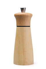 Hand spice grinder isolated on white background.