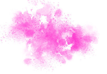 Hand made Abstract pink watercolor splash delicate and vibrant texture perfect for backgrounds and artistic designs By Adobe Fresco