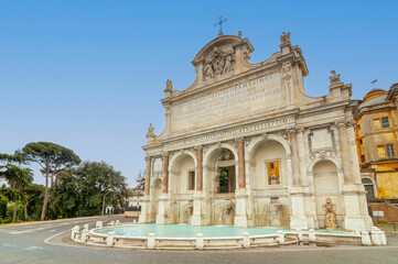 The Fontana dell'Acqua Paola also known as Il Fontanone, Rome, Italy.