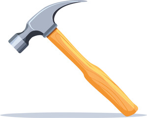 hammer with wooden handle