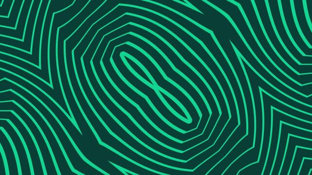 A cyclical animation of a seamless geometric patterns created in the form of an abstraction using a brushcartoon technique in a fantasy style containing elements of lines and bizarre shapes