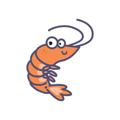 cute cartoon fish character illustration
