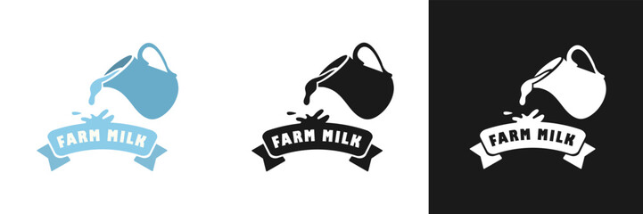 This infographic highlights the importance of environmental conservation while promoting farm milk.