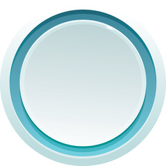 Concentric Circles Of Light Blue And White With A Subtle Gradient Effect And A Transparent Background