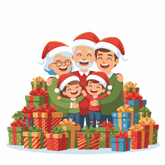 Cristmas day Cartoon