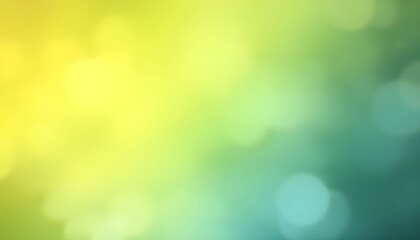Abstract background with soft bokeh effect, featuring a gradient of yellow, green, and blue hues.