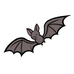 bat, Halloween bat on transparent background, cartoon bat