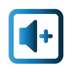 Obraz premium Multimedia button icon template