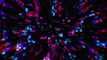 dark blue and pink digital grid background | abstract futuristic data pattern for tech, gaming, modern intros - Powered by Adobe