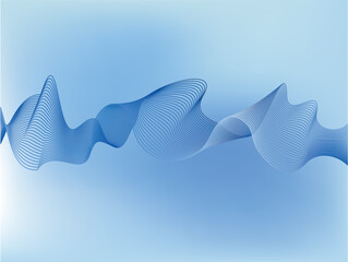 abstract blue wave background