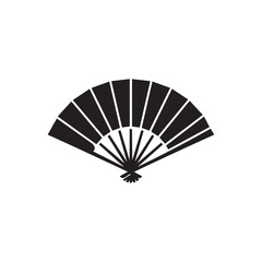 fan isolated on black