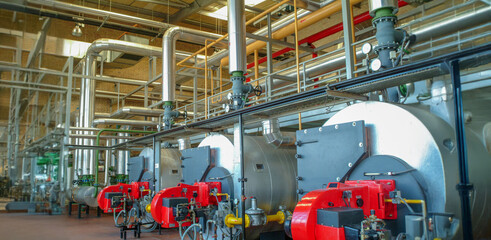 abstract defocused industrial background banner