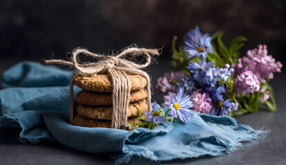 Homemade Keto Cookies Rustic Style for Holiday Baking, School Events, and Craft Sales	