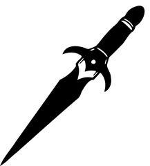 vector illustration of a sword