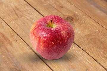 Tasty fresh ripe apple fruit