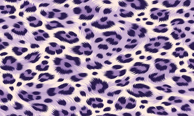 Purple leopard camouflage background vector with artistic fur texture a bold option for wallpapers, stylish fabrics, interior decor, and fashion creativity.