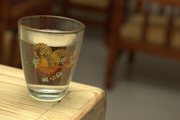 Blue Water Marker Pen on White Background