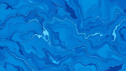 블루 배경 위 하얀색 마블패턴White marble pattern on blue background