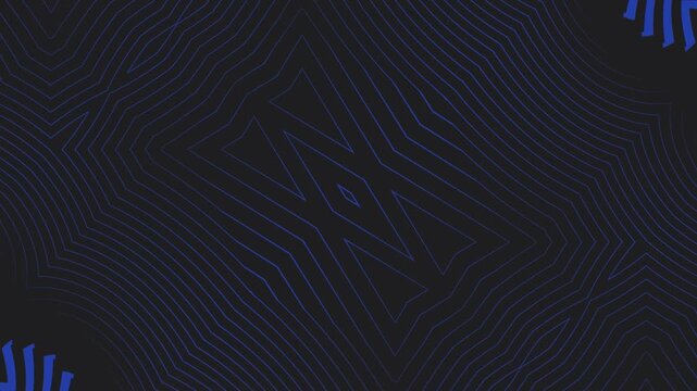 A cyclical animation of a seamless geometric patterns created in the form of an abstraction using a brushcartoon technique in a fantasy style containing elements of lines and bizarre shapes