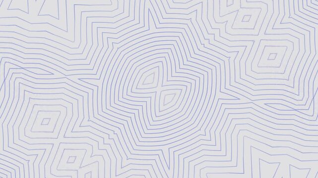 A cyclical animation of a seamless geometric patterns created in the form of an abstraction using a brushcartoon technique in a fantasy style containing elements of lines and bizarre shapes