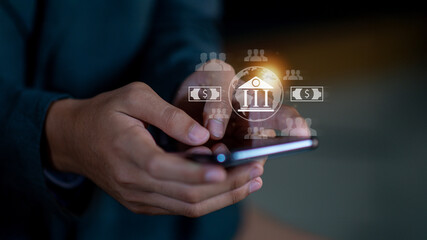 Money transfer through online banking system