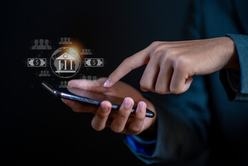 Money transfer through online banking system