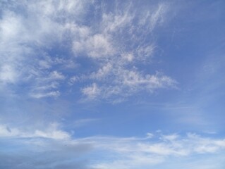 blue sky with clouds