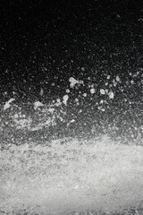 水しぶき　水の造形