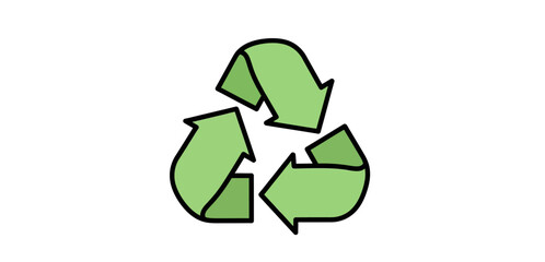 Fototapeta premium Recycle symbol representing environmental conservation promoting sustainability for eco-friendly initiatives and raising awareness to protect our planet.