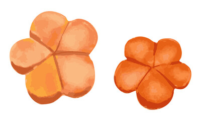 人参の飾り切り（梅人参）のセット