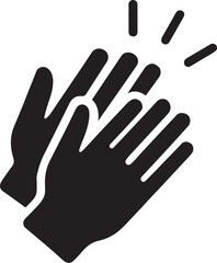 PrintIcon of hands clapping to show applause and approval