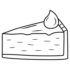 Illustration of Piece of Cake