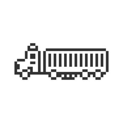 truck container cargo pixel art