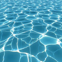 Serene light blue water surface, tranquil and undisturbed, minimalist background, pristine, aqua