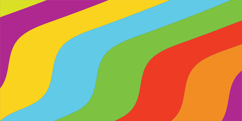 Colorful wave background