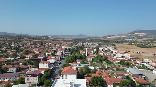 Drone Footage of New Foca Town
