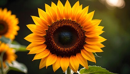 Close-up of a vibrant sunflower (1)
