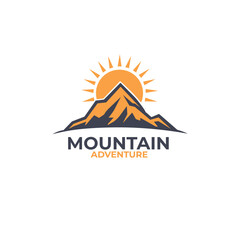 mountain landscape logo