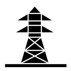 Transmission Tower   Icon Element For Design