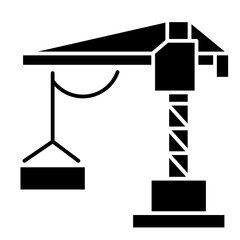 Crane   Icon Element For Design