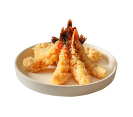 fried shrimp on a plate