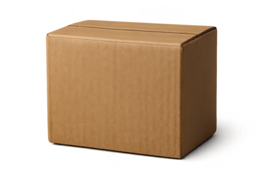 Cardboard box for shipping packaging and moving goods