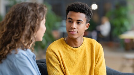 HR Manager Conducting a Professional Job Interview with a Potential Candidate